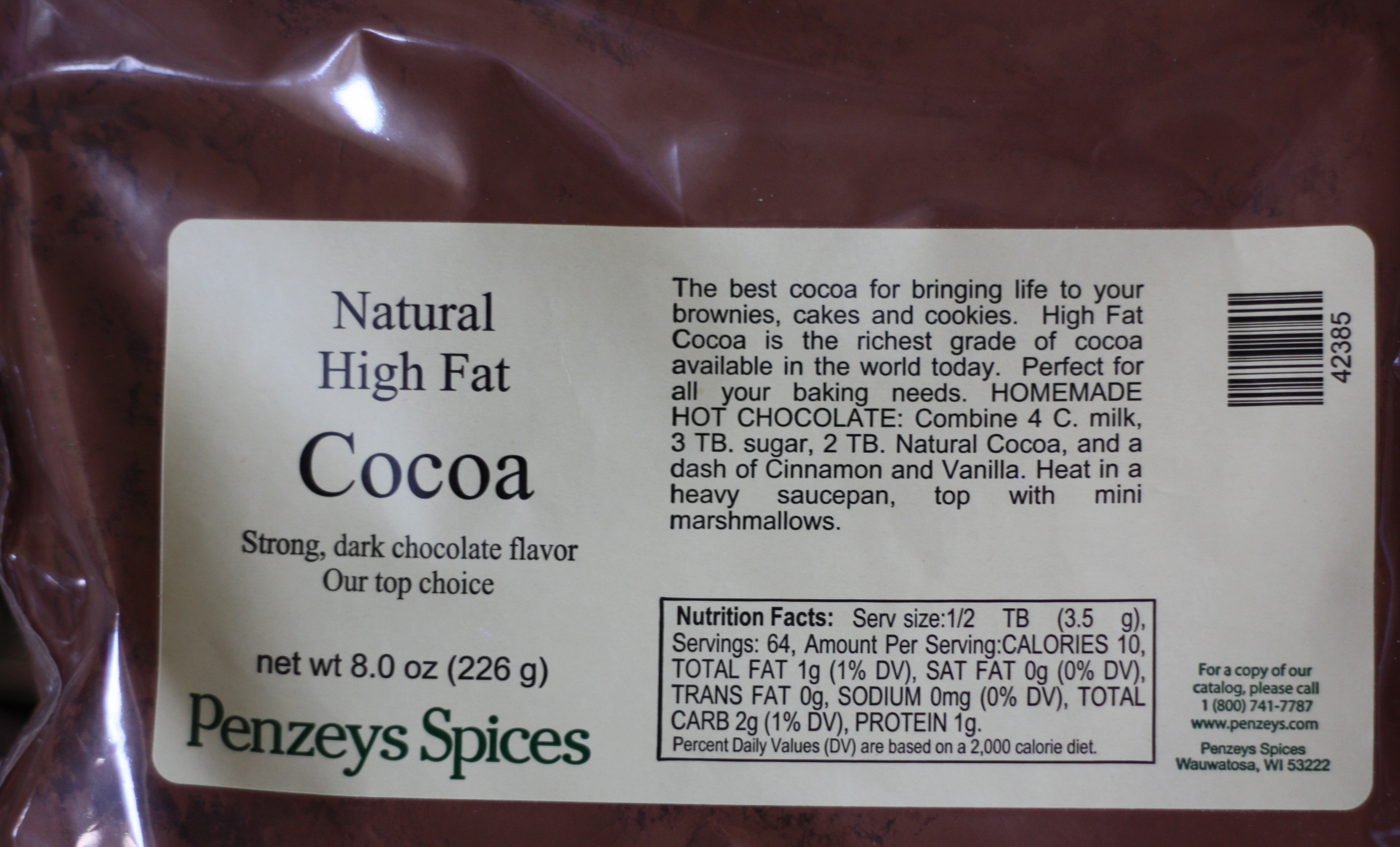 Penzeys Cocoa Powder
