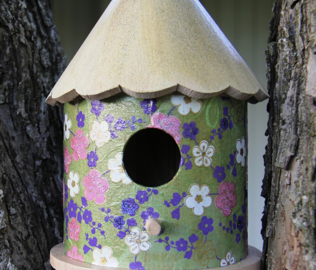 Paper & Glitter Bird House #2